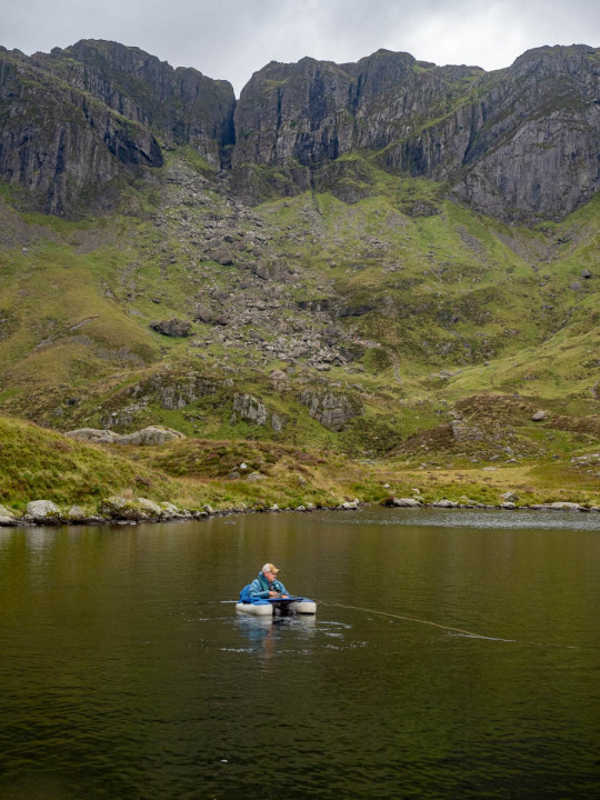 Float tubing on Llyn Idwal - CT from Cardiff
